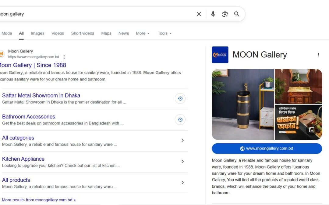 Moon Gallery SEO Case Success